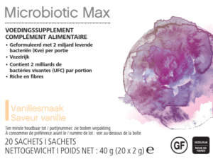 Microbiotic Max vanille 20 zakjes van 2 gr